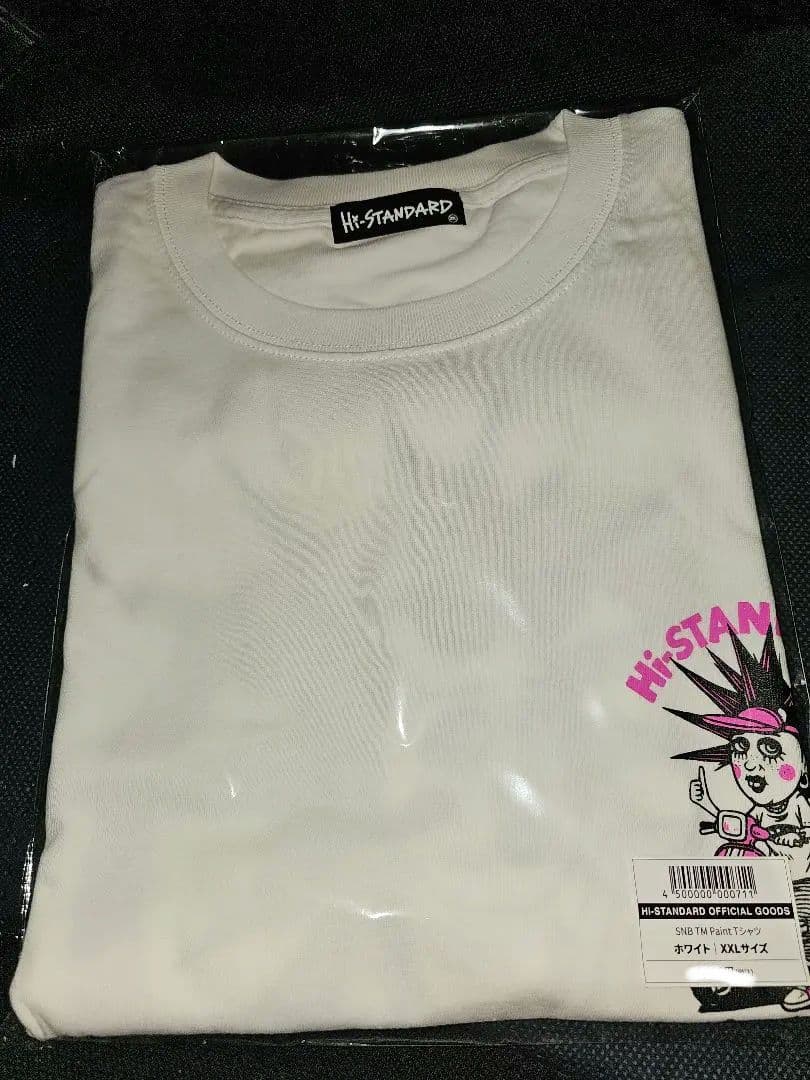 Hi-STANDARD　SNB TM Paint Tシャツ XXL　ホワイト