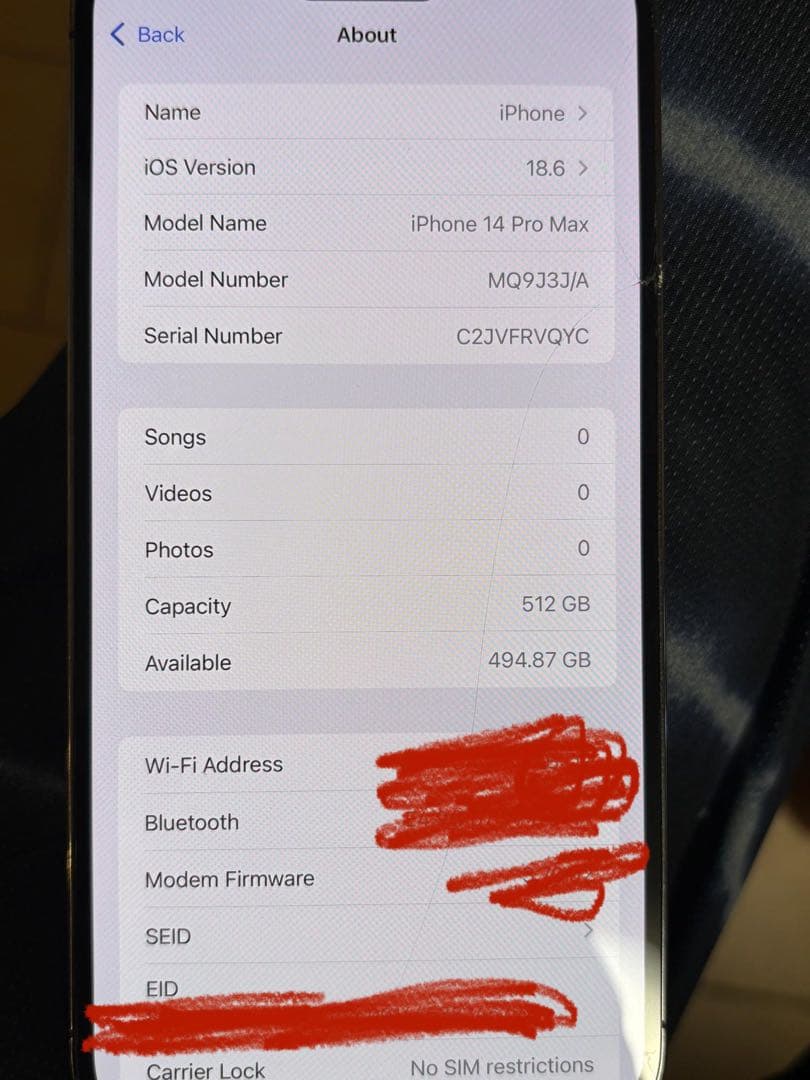 スマートフォン本体 Apple iPhone 14 Pro Max 512GB