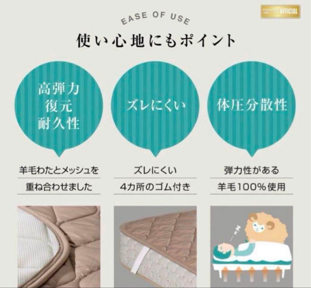 ⭐︎最新⭐︎ メッシュベッドパッド フランスベッド