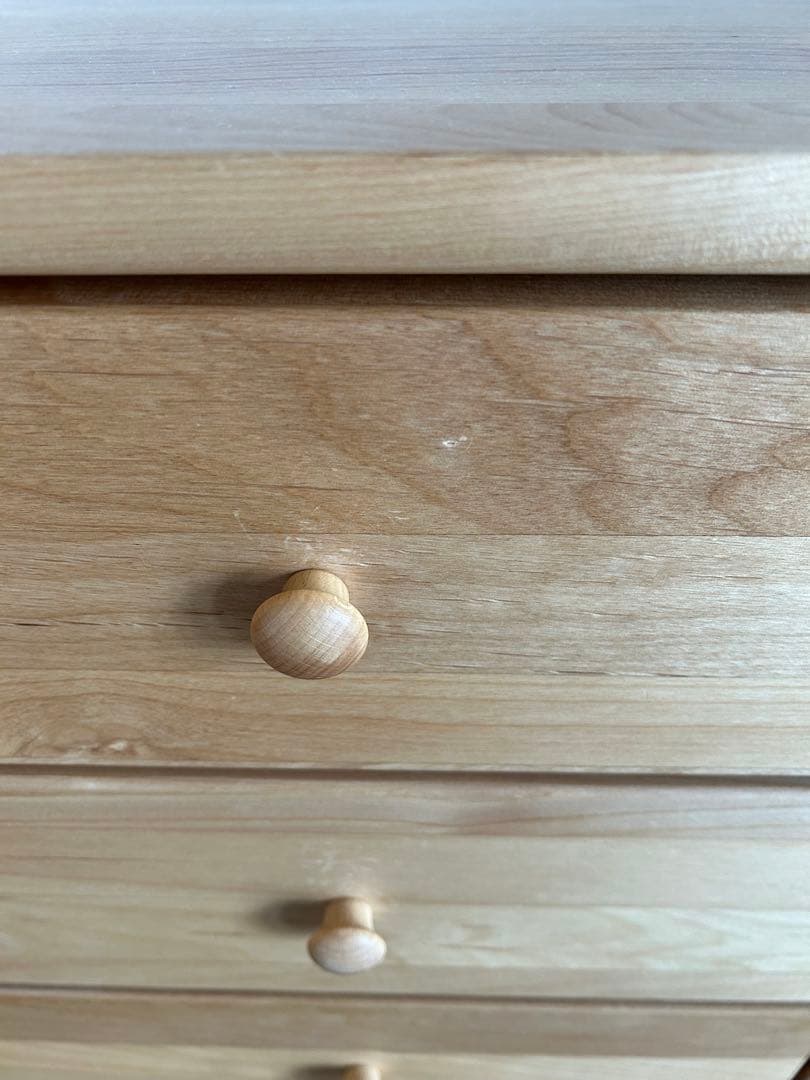 【美品】テレビ台 チェスト 引き出し 3段棚 無垢 天然木 購入価格5万