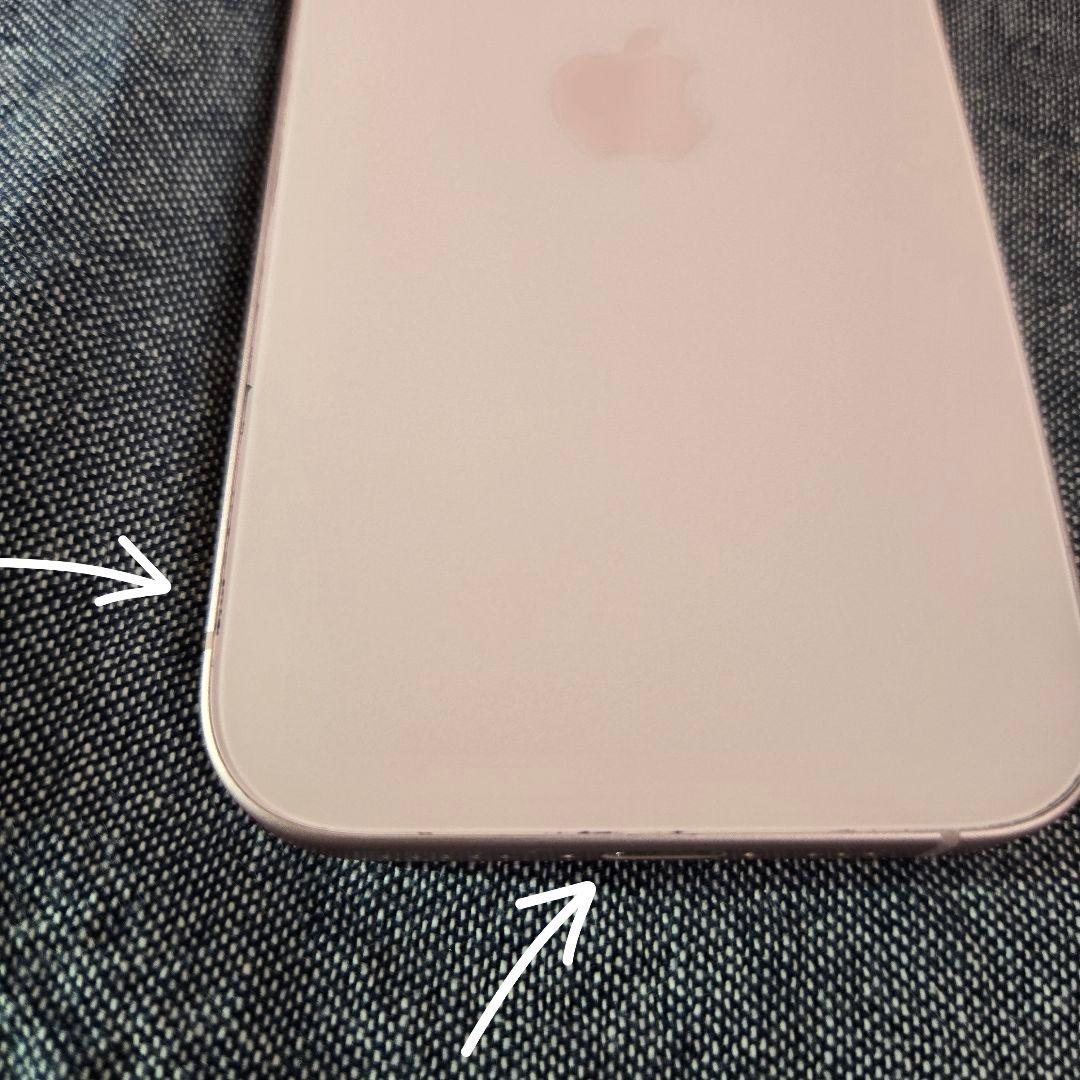 iPhone 15 128GB ピンク バッテリー100％ SIMフリー版 本体