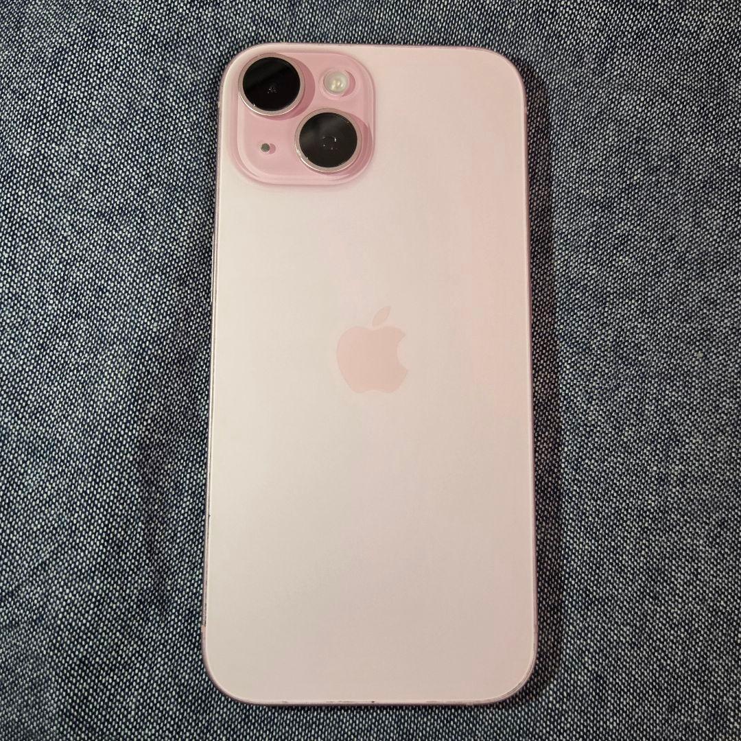 iPhone 15 128GB ピンク バッテリー100％ SIMフリー版 本体