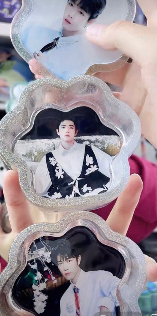 肖戦 二層構造の猫の肉球レジン収納ボックス❣️5セット❣️確認用❣️0224