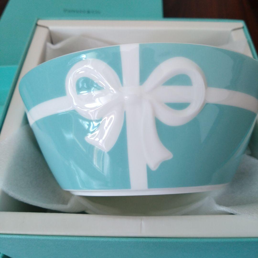 新品・未使用Tiffany & Co. リボンデザインボウル×2個