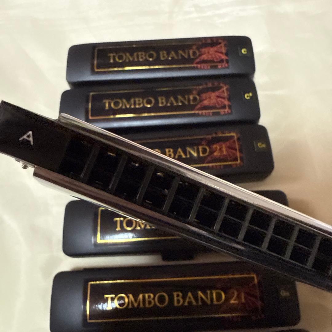 TOMBO BAND 21 ハーモニカ 7個セット