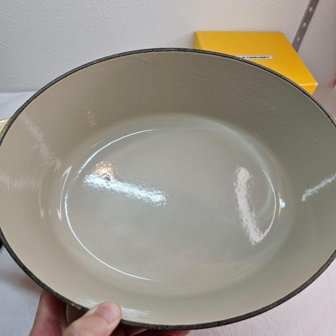 廃盤 Le Creuset ル・クルーゼ 両手鍋 25cm イエロー