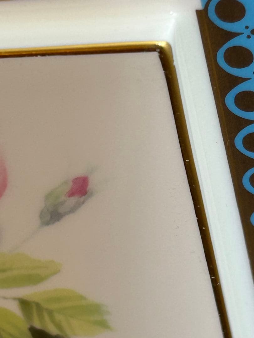 Sango MAGNA 三郷陶器　加藤吉春作 陶画　 陶板　タイル　花　薔薇