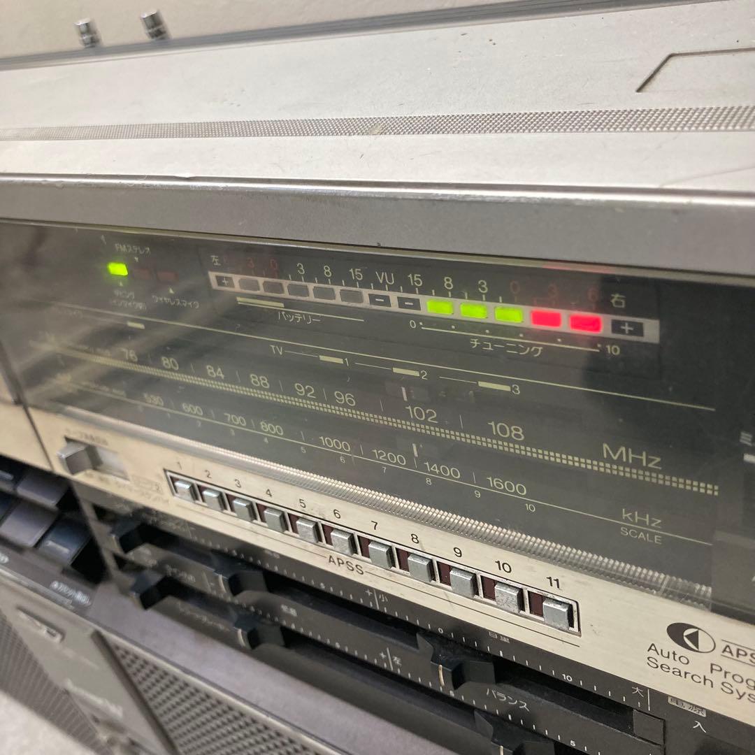 SHARP ラジカセ ザ・サーチャーW GF-808 昭和レトロ