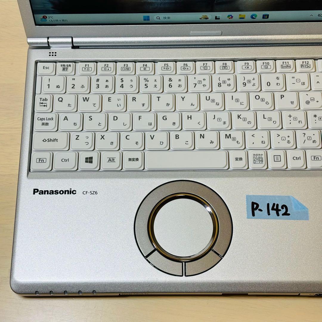 レッツノート PC Windows11 SSD DVD オフィス付き P-142