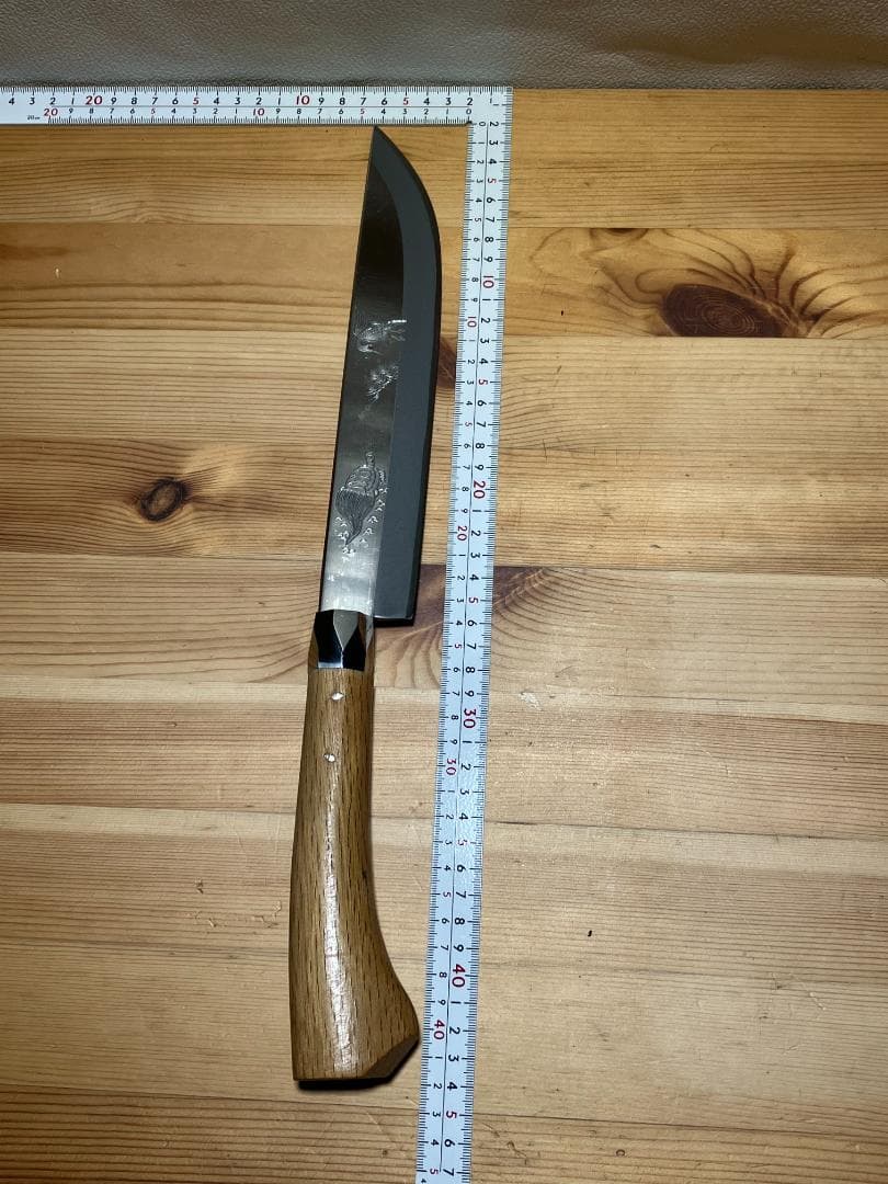 青入　印字　240㎜ 骨切り包丁#D249