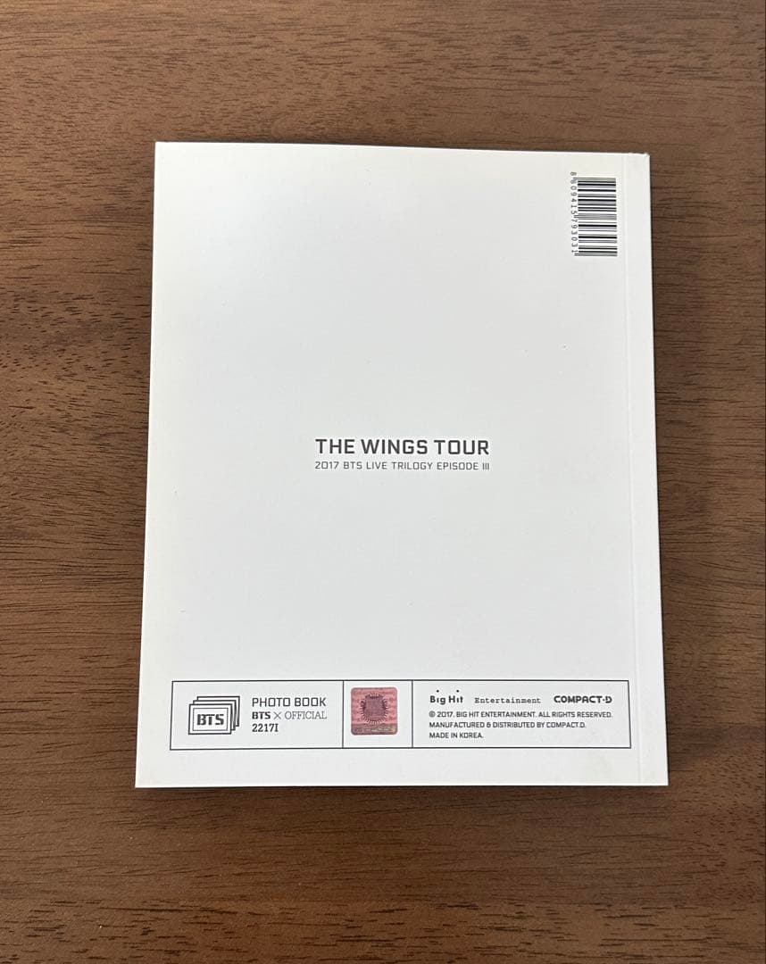 the wings tour ウィングズ ツアー 2017 フォトブック セット