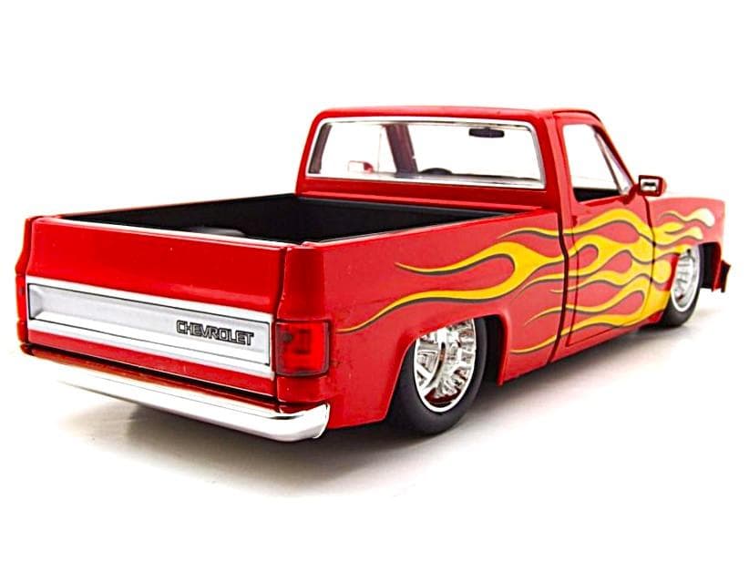 ミニカー JADA Mijo 1/24 1985 CHEVROLET C-10 RED