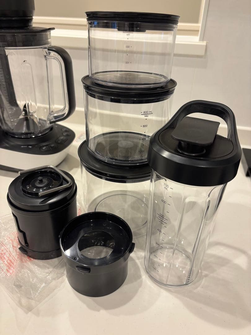 シャープ ヘルシオ 真空ブレンダー EM-SB1A-W 真空調理対応