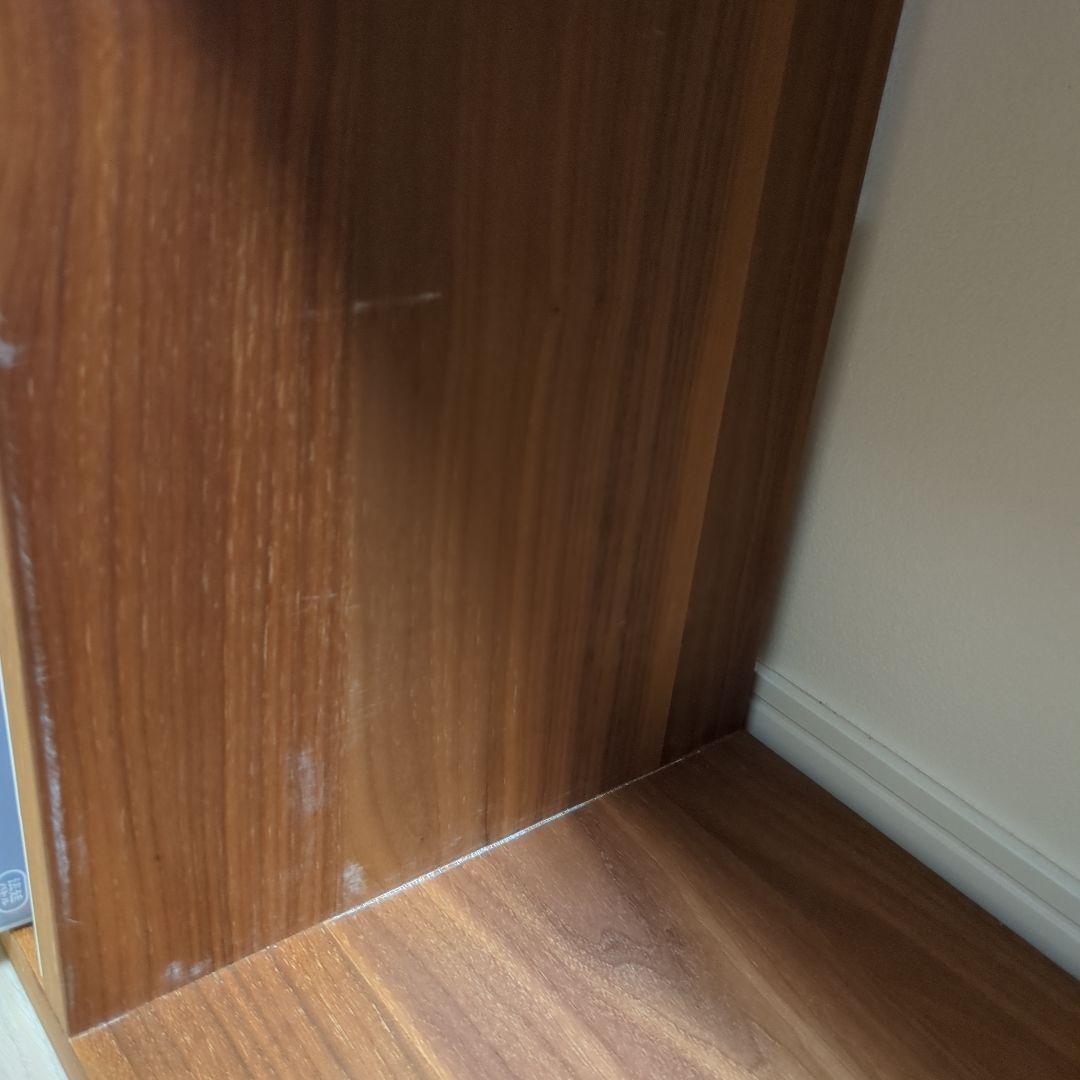 【チェブ】無印良品　スタッキングシェルフ5段　ウォールナット材