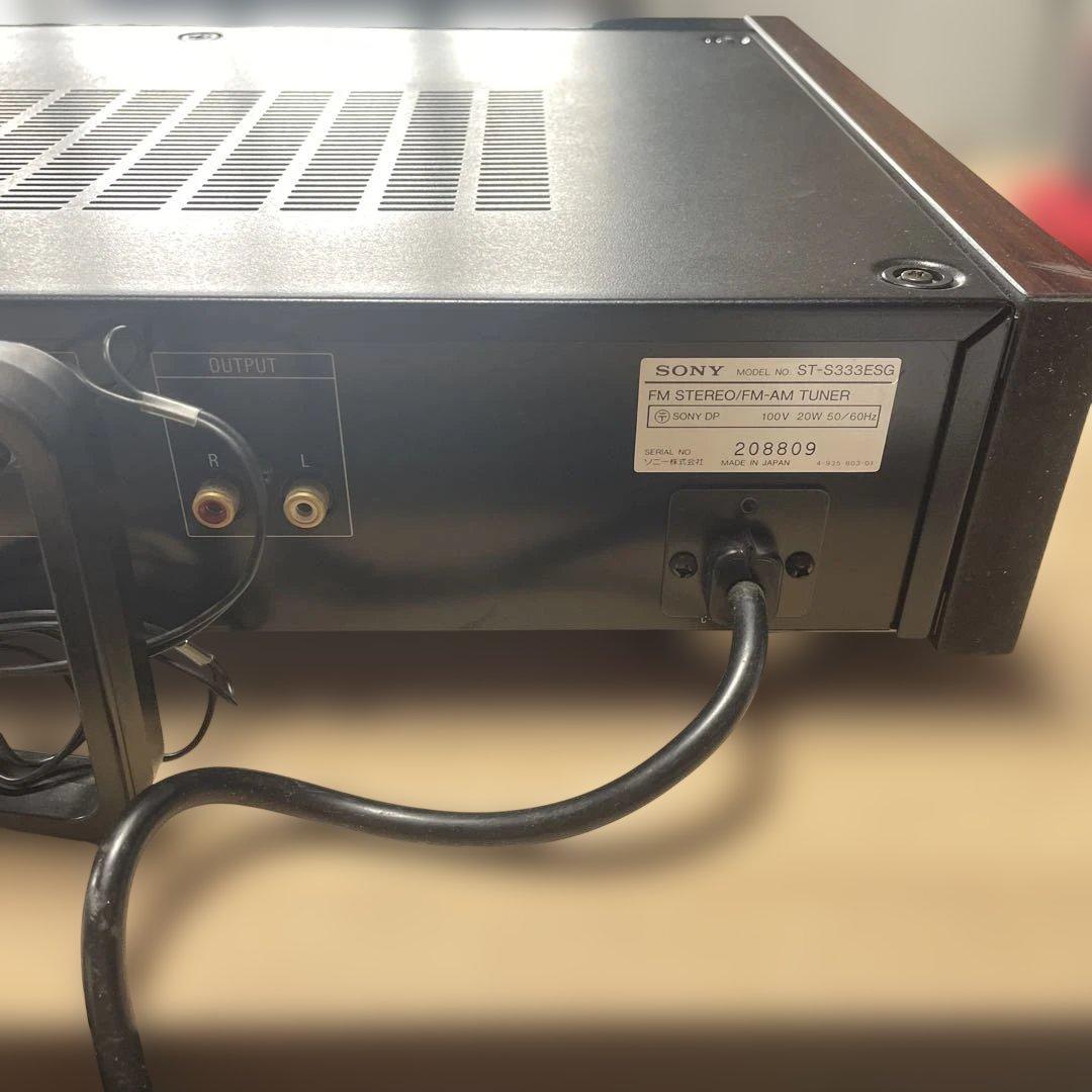 SONY ST-S 333ESG AM/FMチューナー