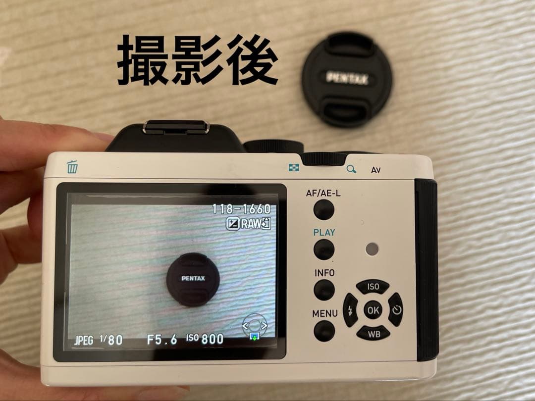 PENTAX K-01ズームレンズキット ホワイト/ブラック ミラーレス一眼レフ