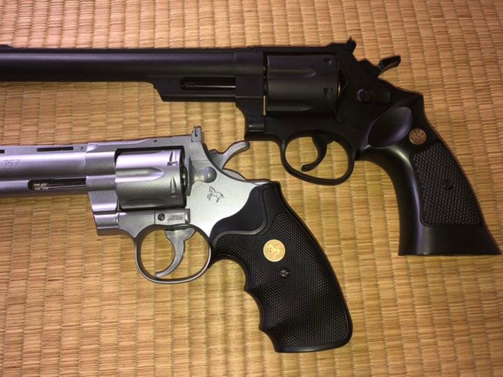 モデルガン M-29, PYTHON 6inch ガス不用 カートリッジ方式