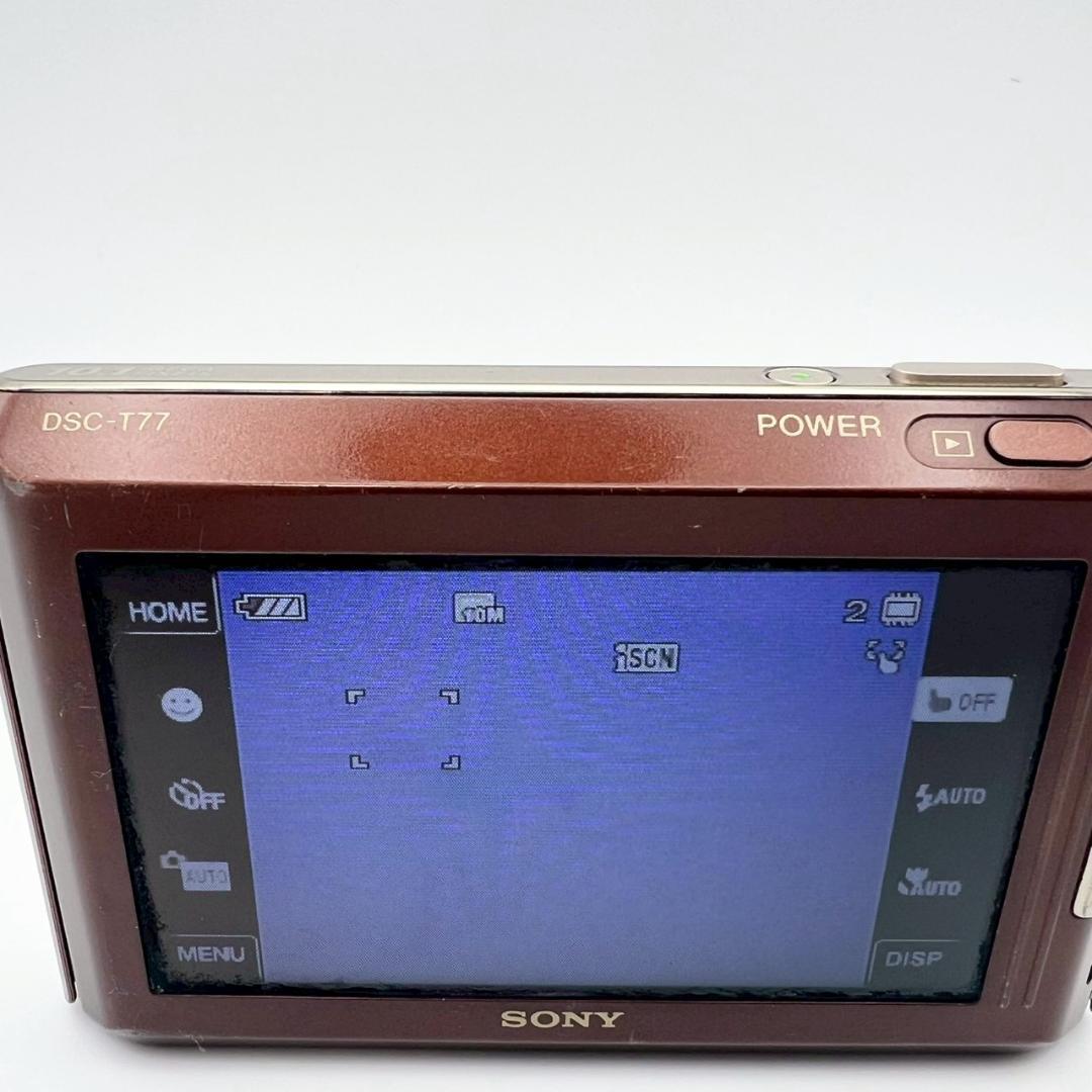 【動作品】SONY Cyber-shot DSC-T77 コンデジ 動作確認済