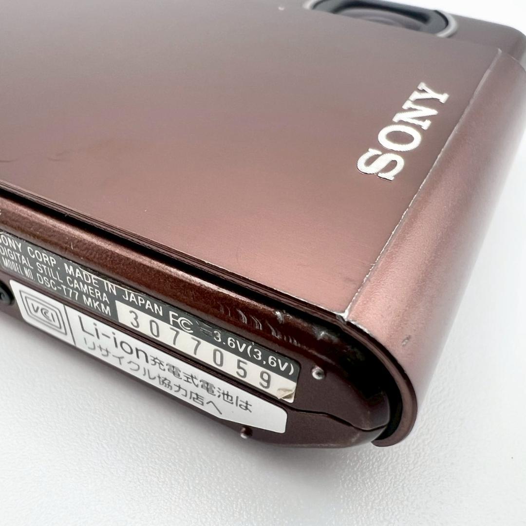 【動作品】SONY Cyber-shot DSC-T77 コンデジ 動作確認済