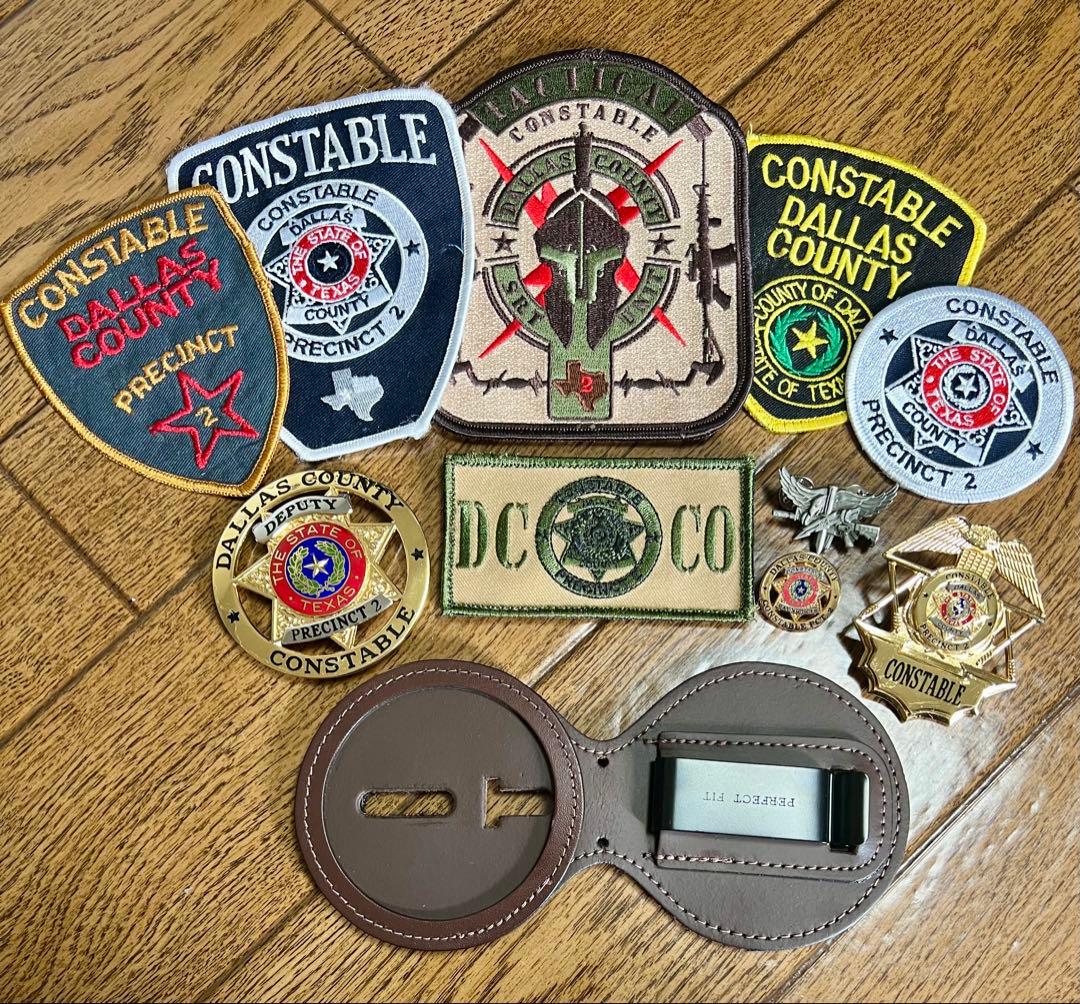 Texas Dallas County Constable Badge LE装備