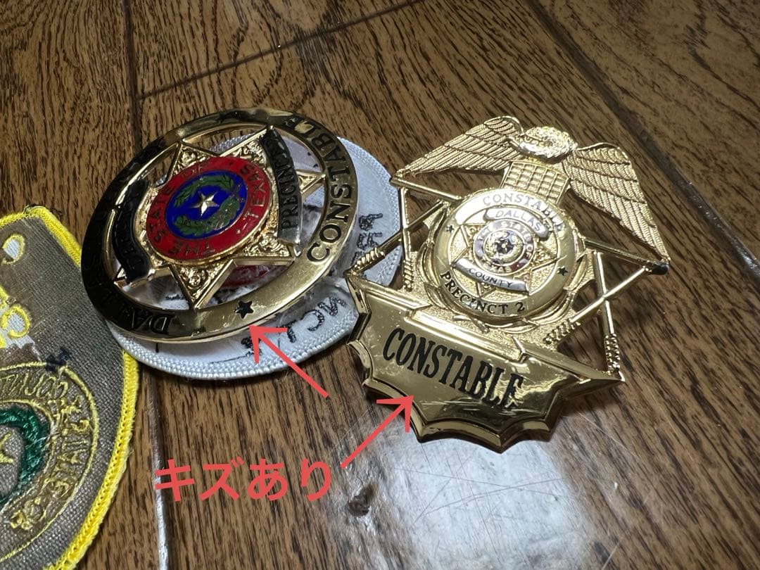 Texas Dallas County Constable Badge LE装備