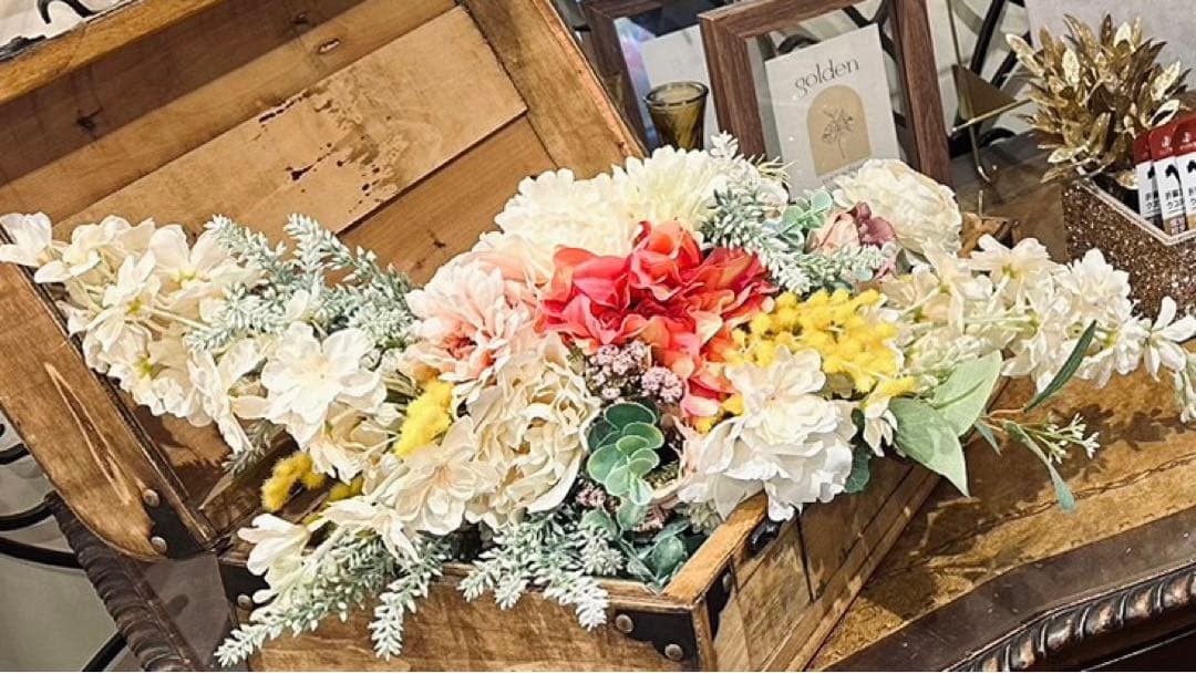 ウェディングブーケ　ブートニア　結婚式