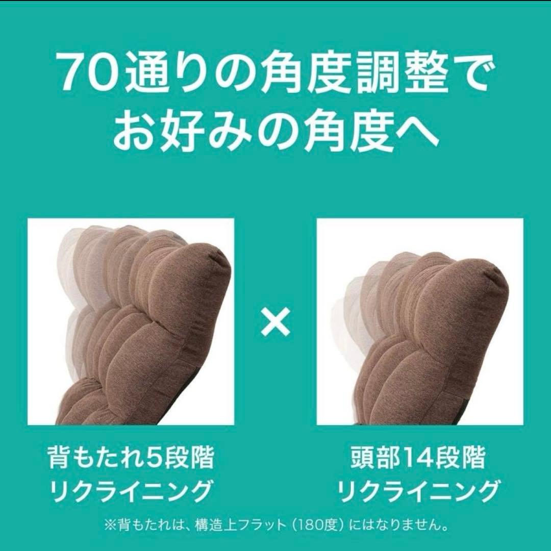 ニトリ つながるハイバックポケットコイル座椅子 ロダトール GY 7811076