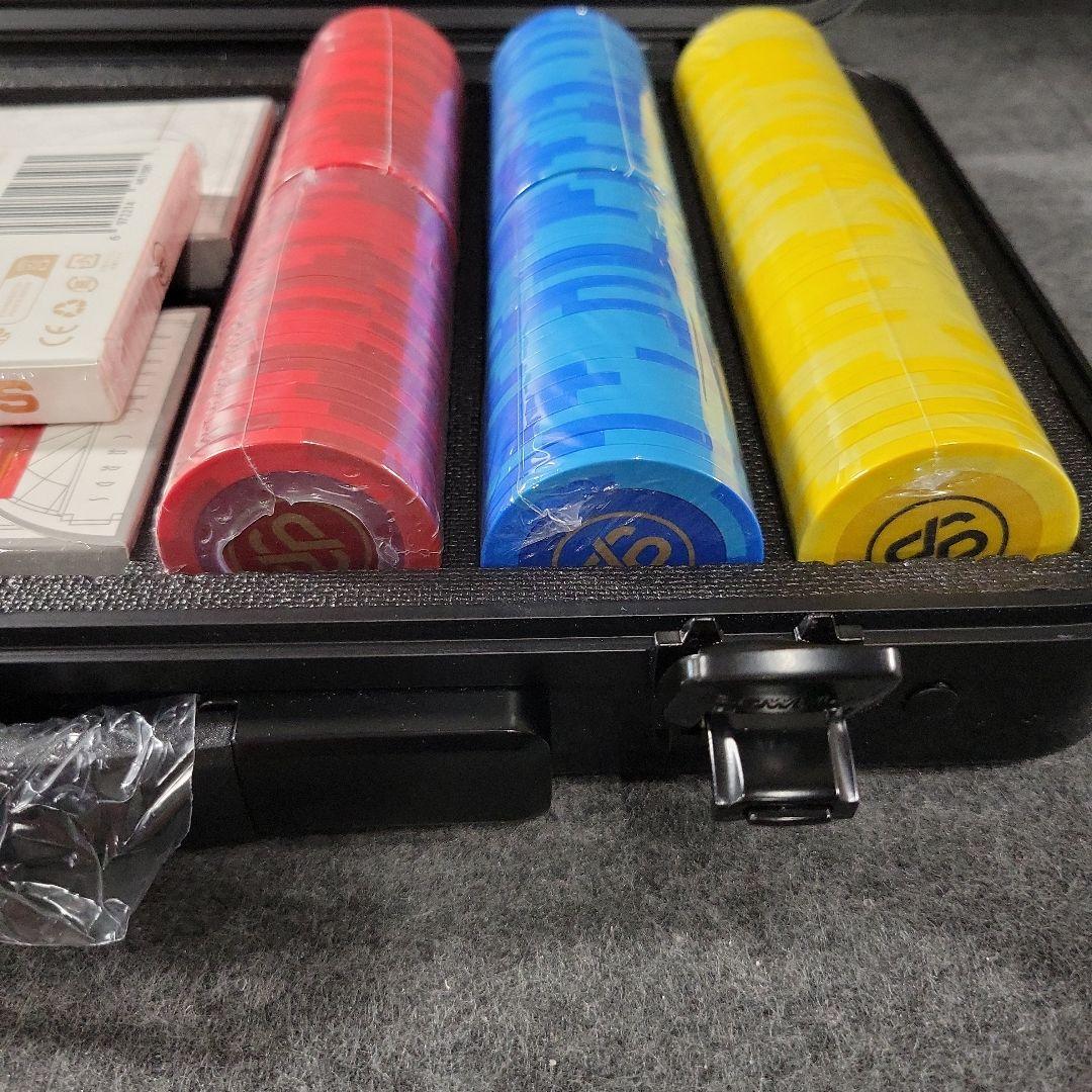 SLOWPLAY クレイポーカーチップセット 300枚 チップバリュー表記