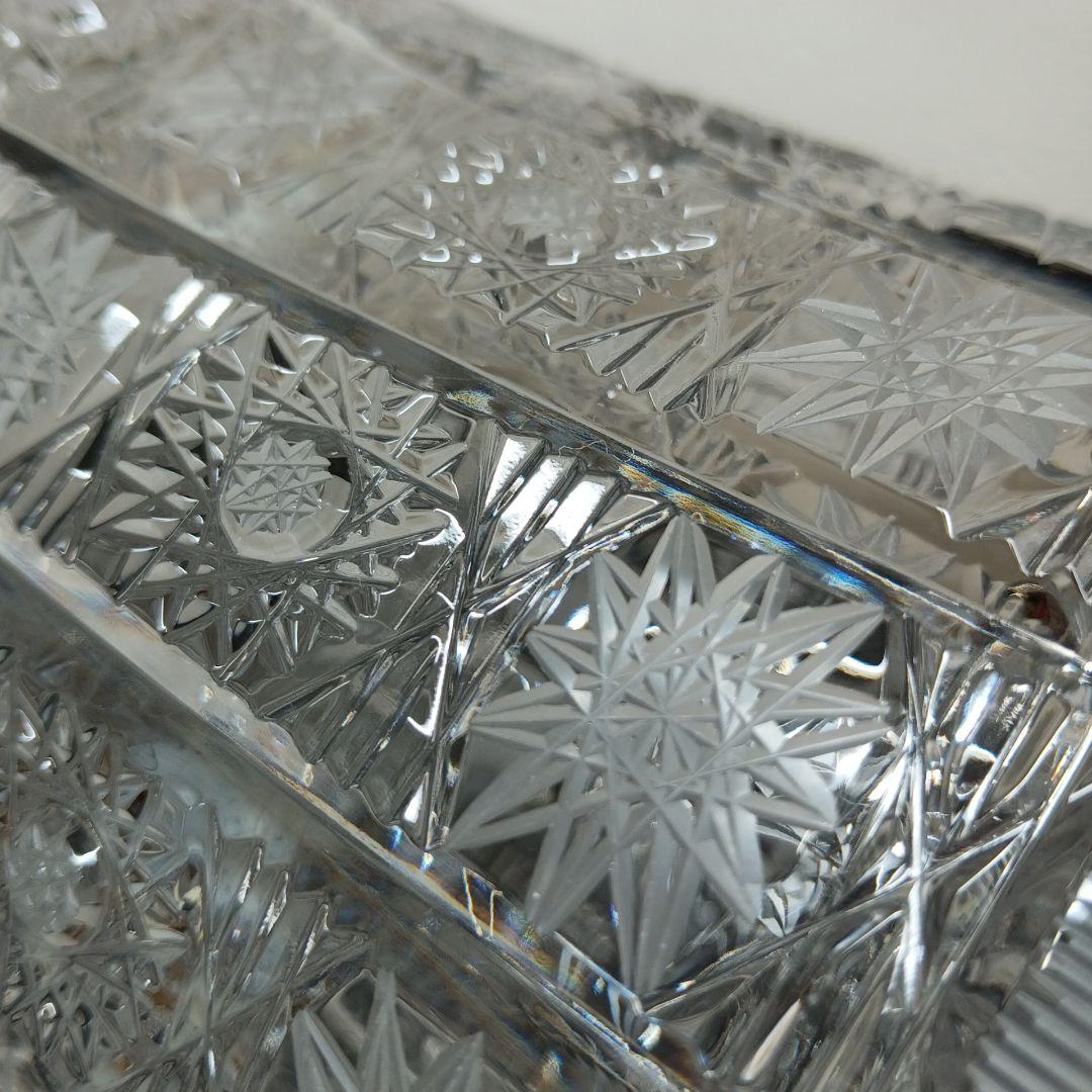 ボヘミアクリスタル クリスタル 花瓶 花入