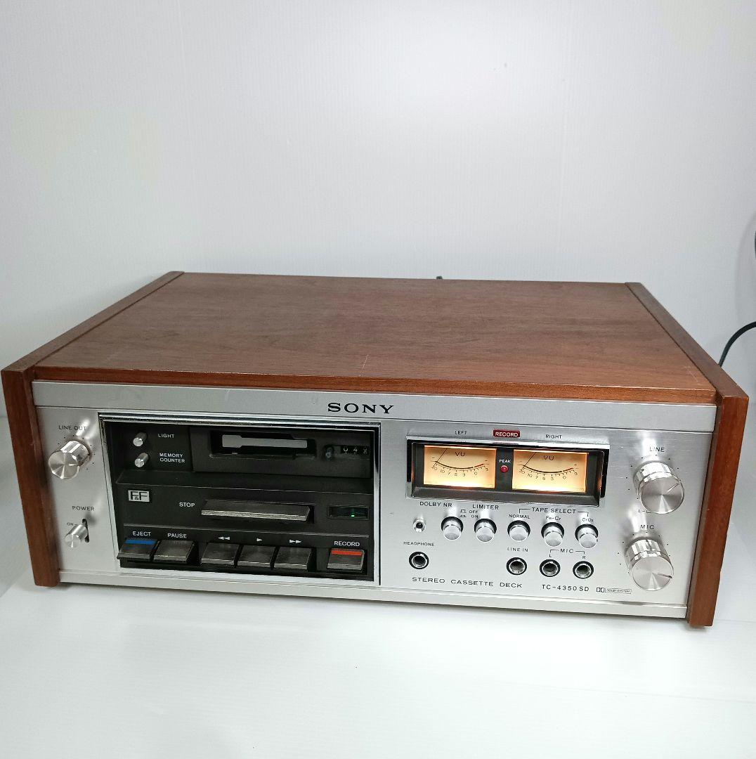 希少 動作品 1974年 SONY ソニー TC-4350SD カセットデッキ