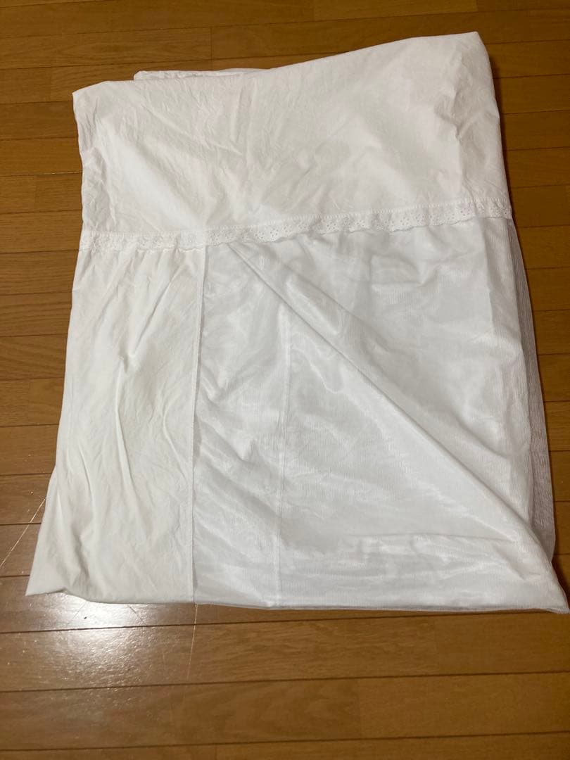 【新品未使用】綿布団　カバー付き 掛け布団　綿ふとん 綿掛布団