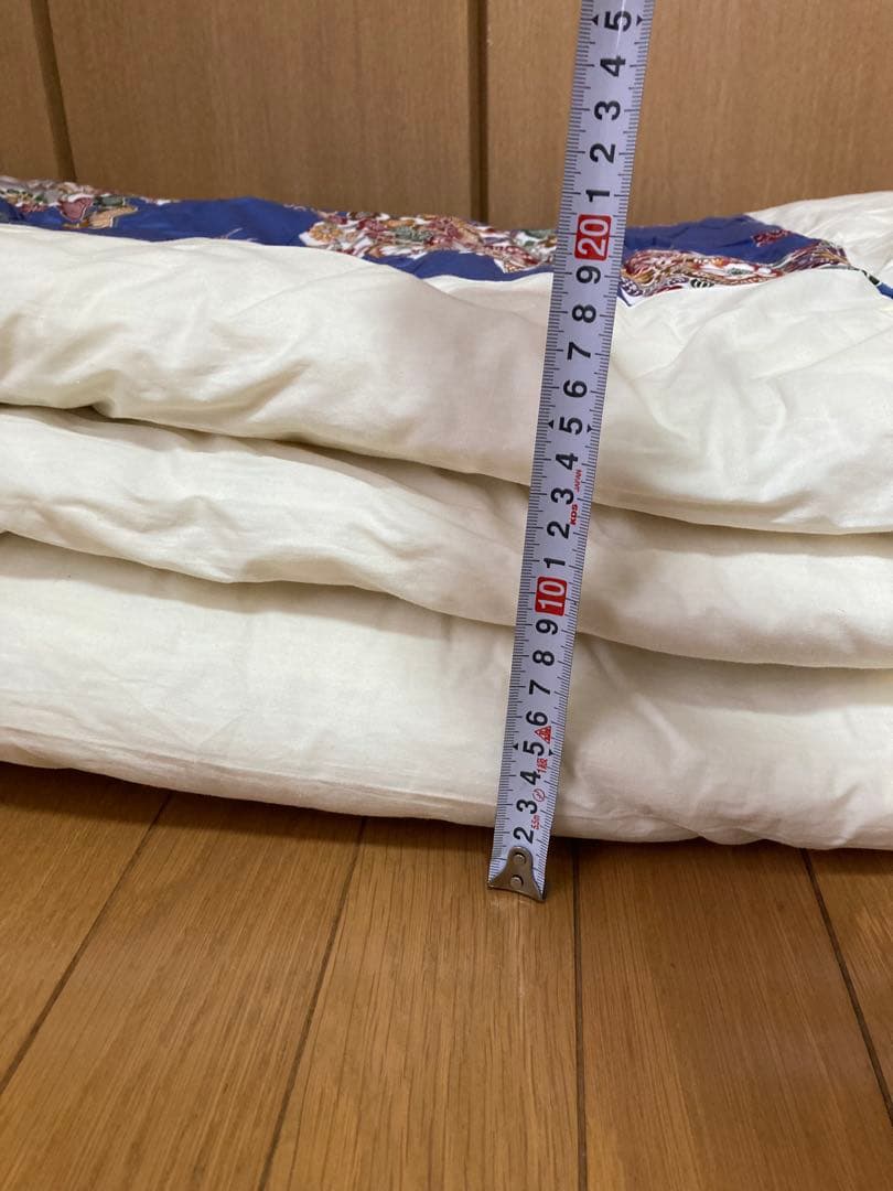 【新品未使用】綿布団　カバー付き 掛け布団　綿ふとん 綿掛布団