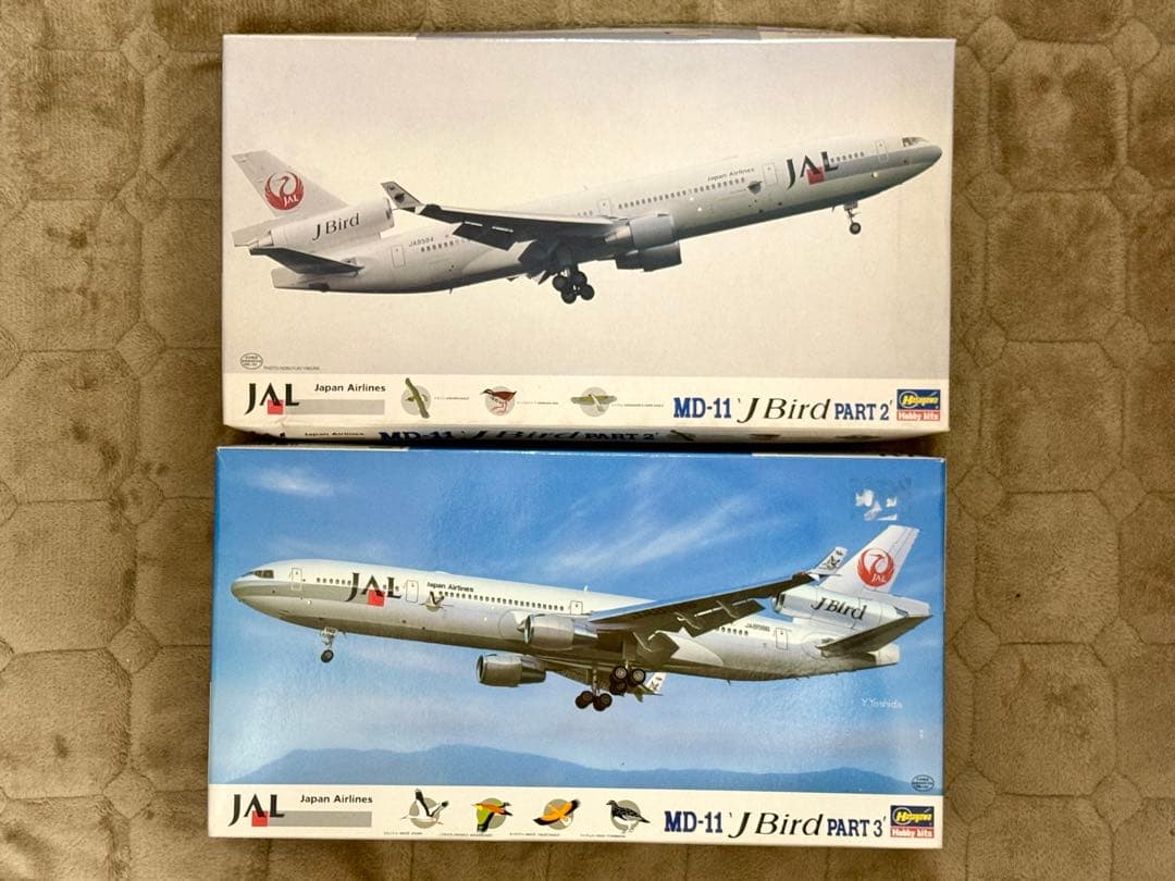 い*ち様 ハセガワ 1/200 MD-11 JAL J-Bird+大韓航空 3機