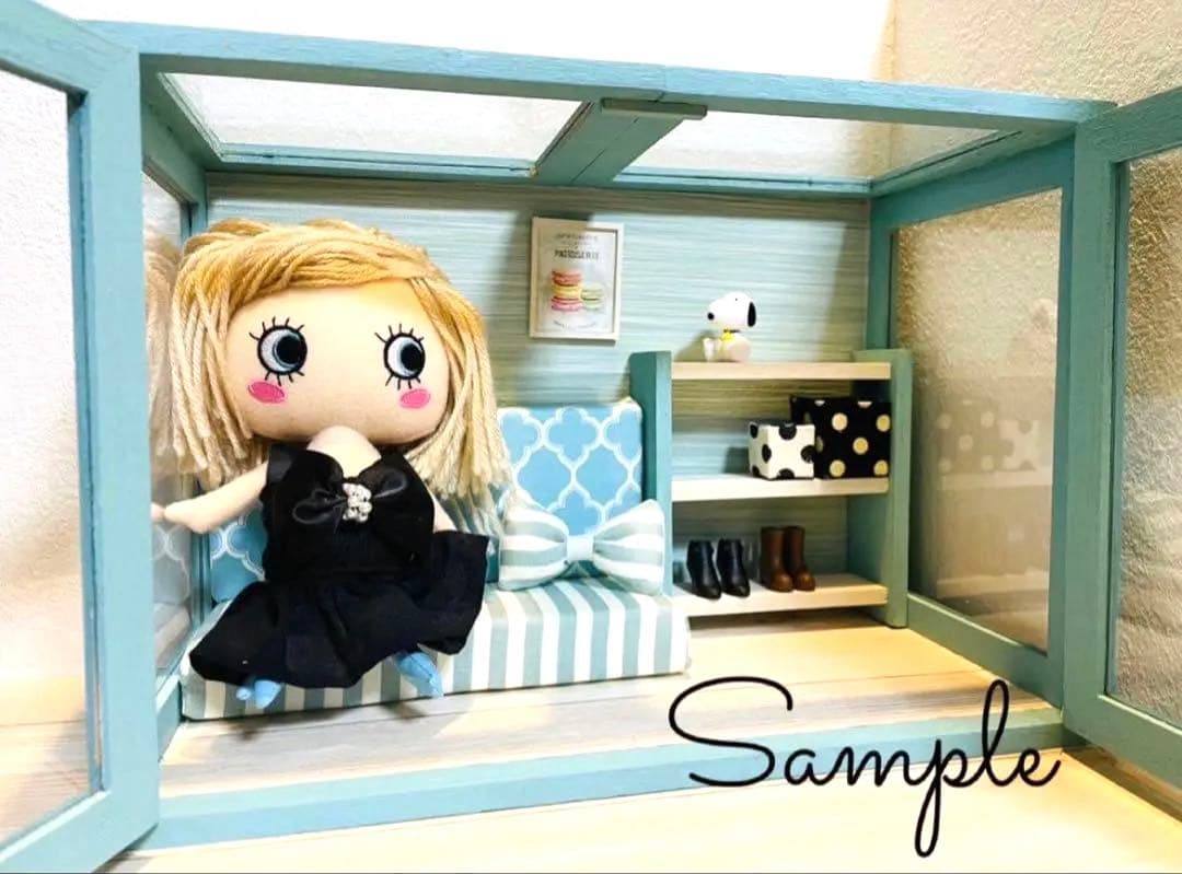 藤棚♡ミニチュアドールキャビネット♡ドールハウス