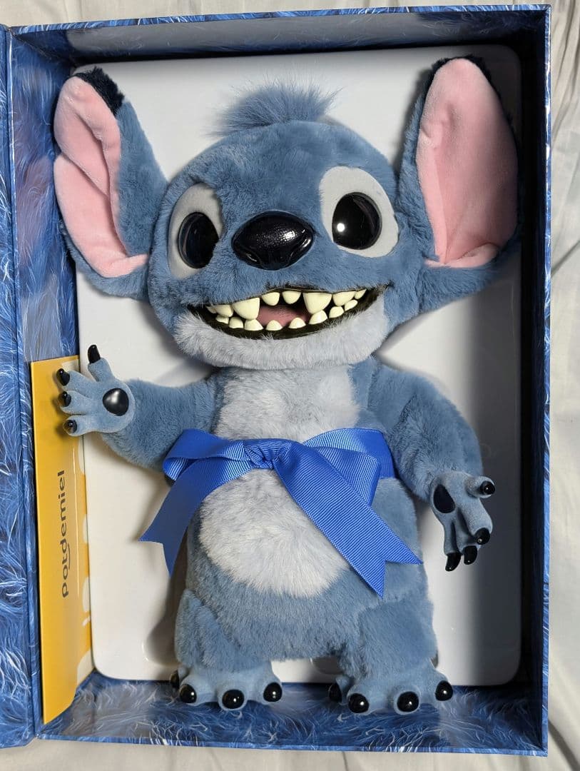 海外限定 　スティッチ　リアルぬいぐるみ　28cm　公式正規品