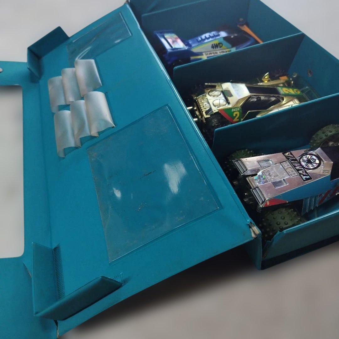 ミニ四駆チョコ 金メッキバーニングサン/サンダードラゴンJr＋他組立済3台セット