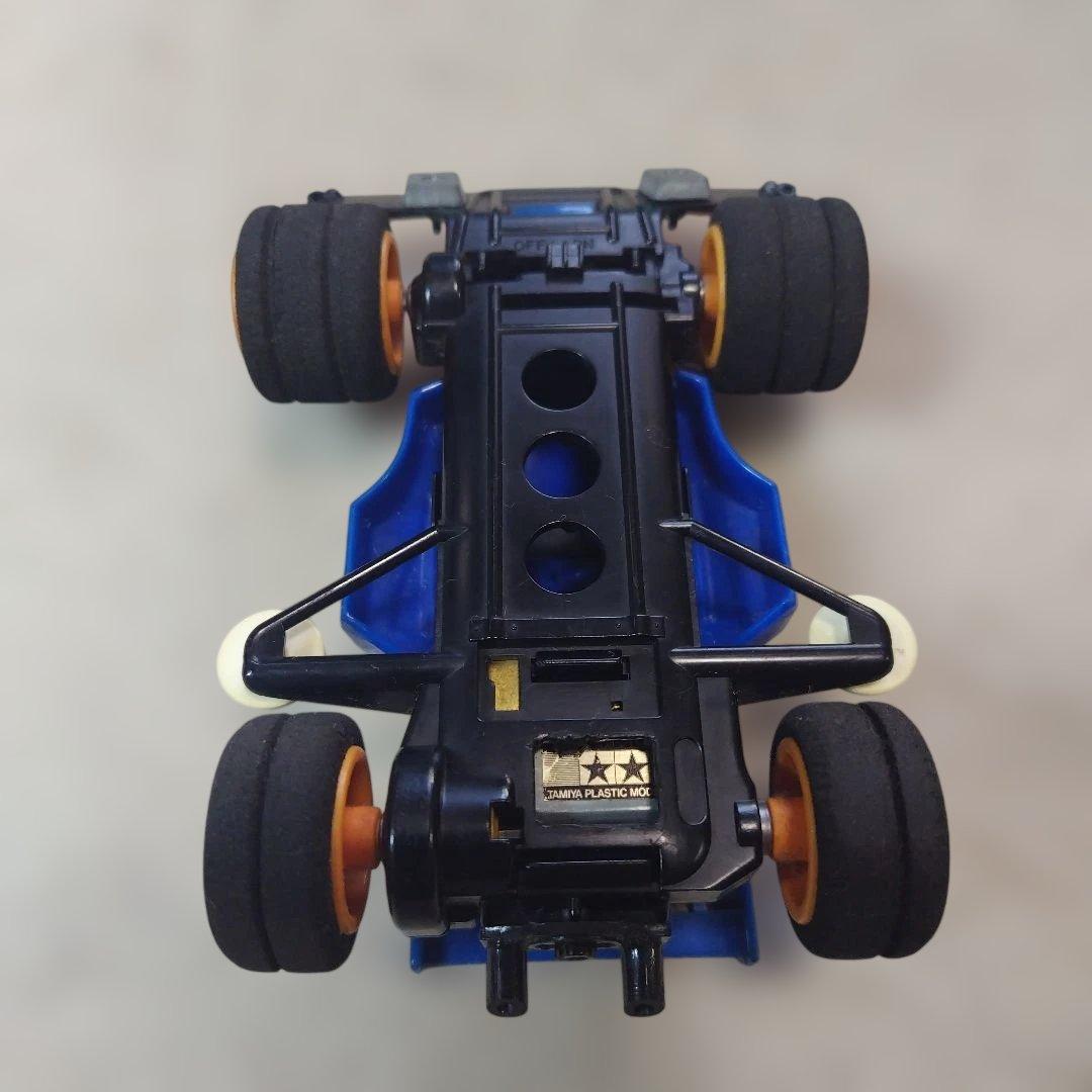 ミニ四駆チョコ 金メッキバーニングサン/サンダードラゴンJr＋他組立済3台セット