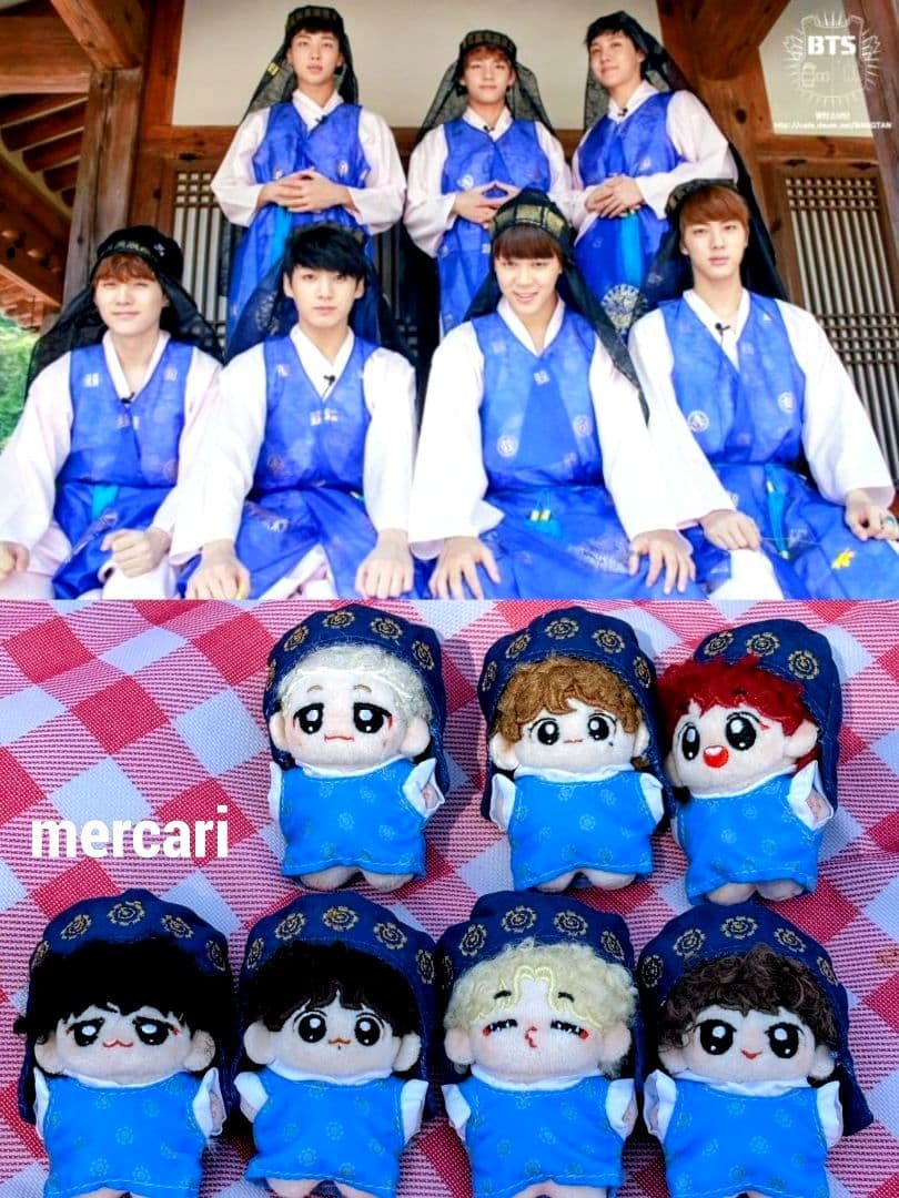 BTS ぬいぐるみ 5cm Jungkook ジョングク ジン ジミン テテＶ