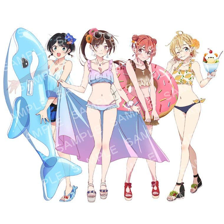 彼女お借りします 4期 Blu-ray 全巻購入特典 タペストリー 3本セット