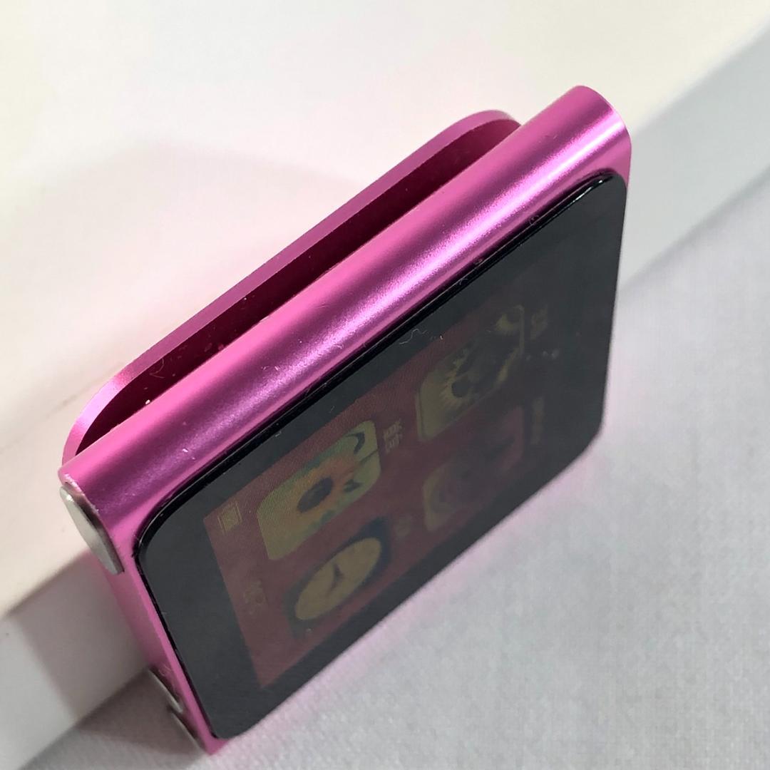 Apple iPod nano 第6世代 8G 新品バッテリーに交換品・ピンク