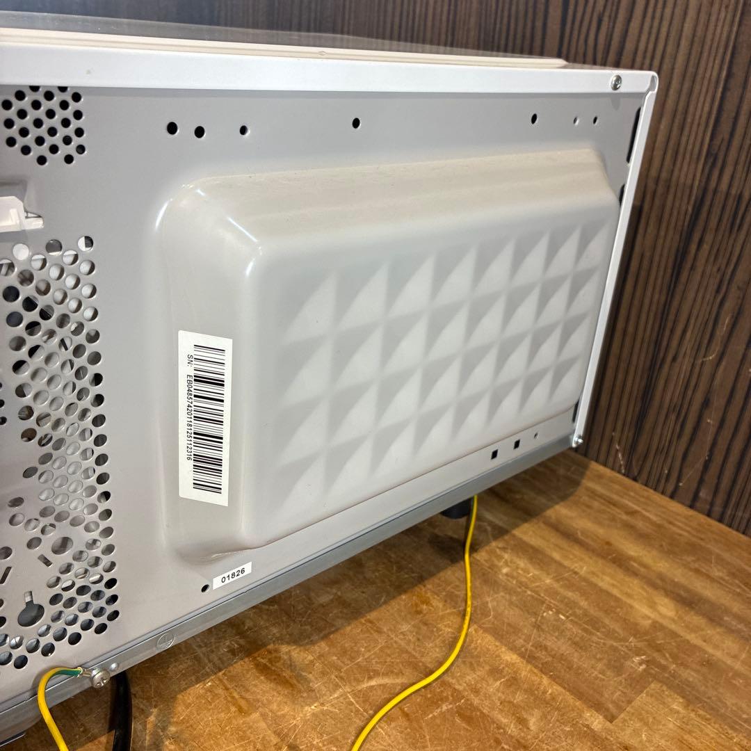 【美品】ヤマダ電機 電子レンジ YMW-S18B1 18L ホワイト