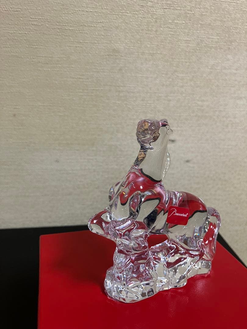 Baccarat クリスタル 馬の置物