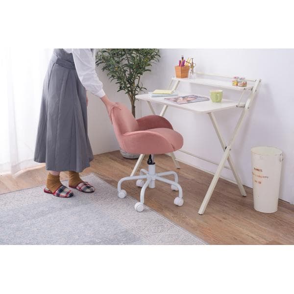 デスクワーク ふかふか もこもこ 座り心地良い おしゃれ 椅子 チェア 灰