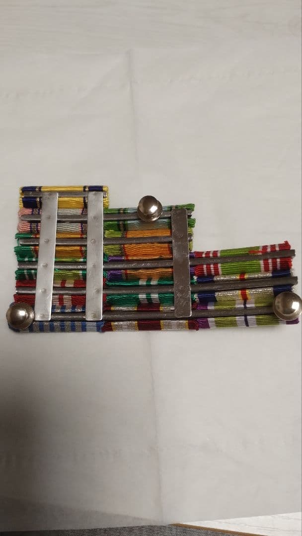 防衛記念章台座付き 5段15個