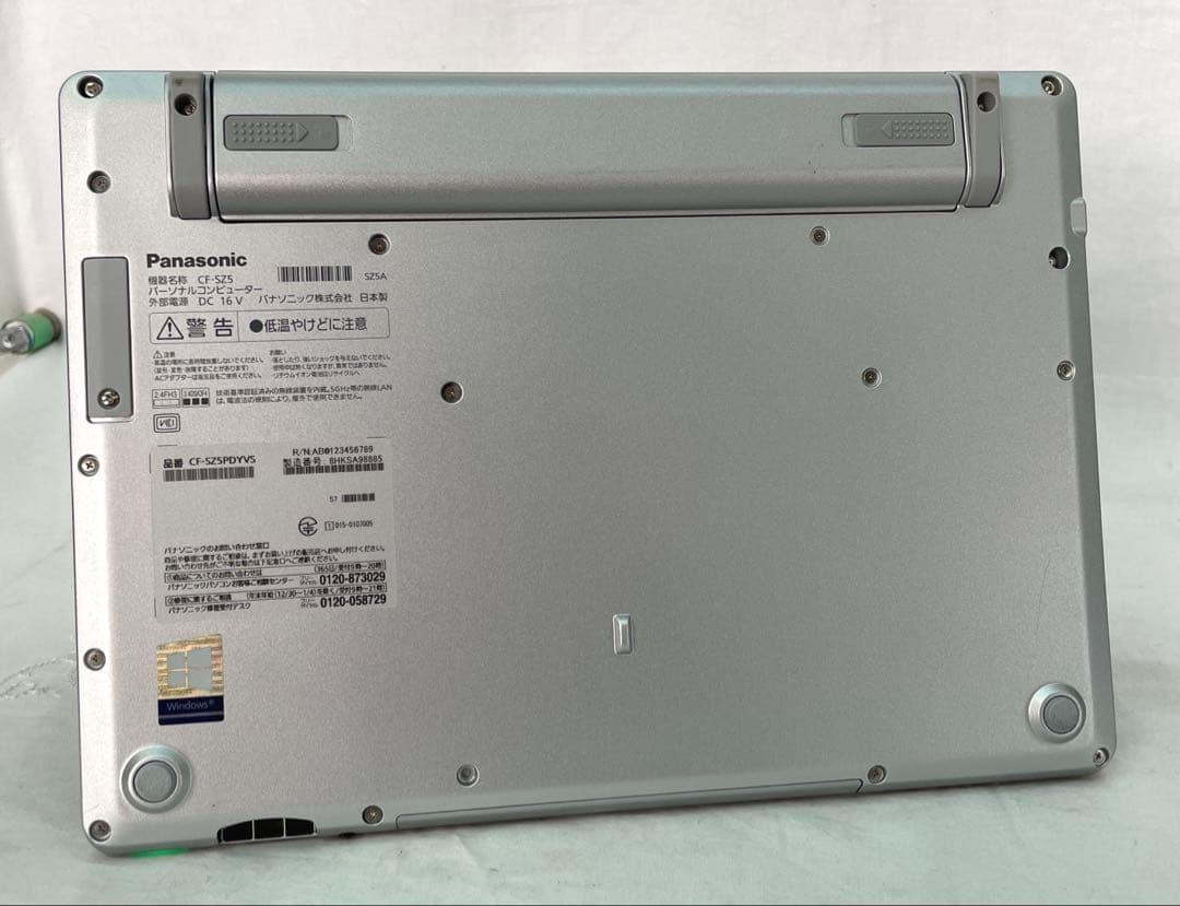 Let's note CF-SZ5 SSD256GB メモリー8 美品　#4