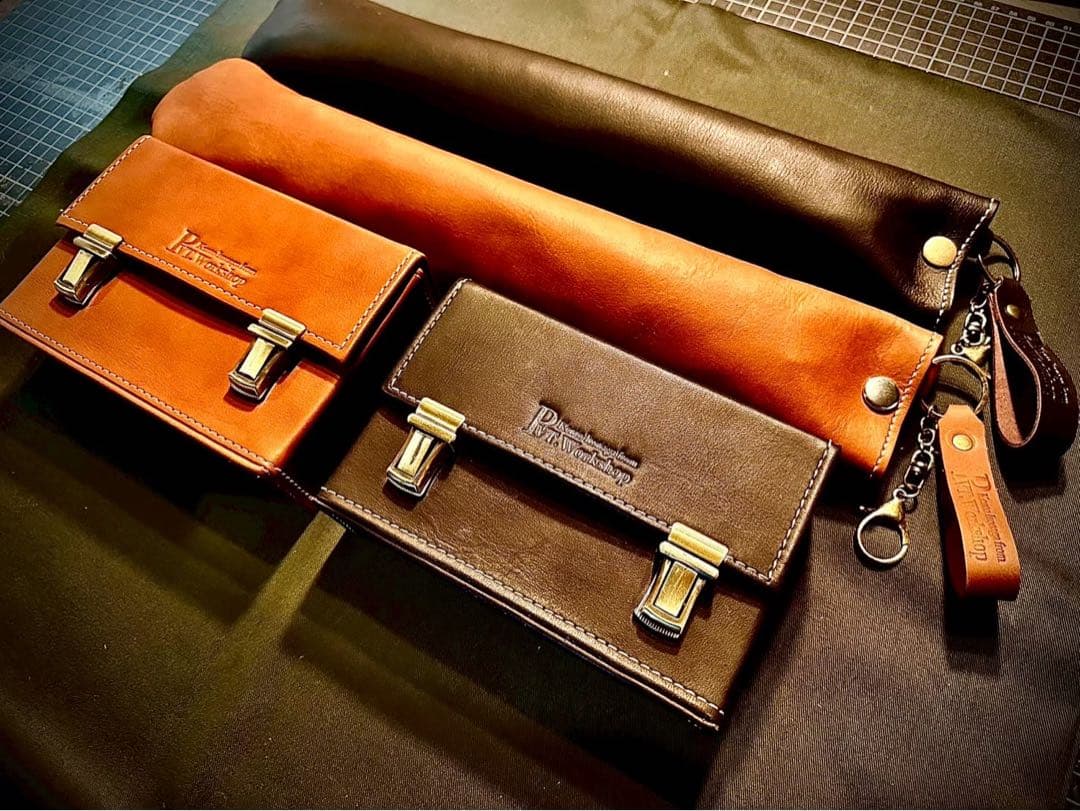 月末SALE！Pvt.Workshop極 本革デッキケース　ダークブラウン