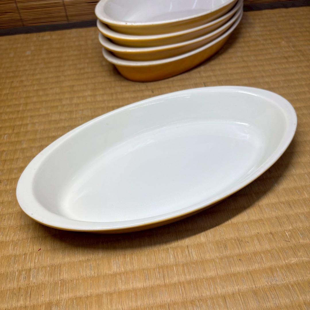 C- 1527▲シェーンバルト社　Lukullシリーズ　オーバルグラタン皿5枚