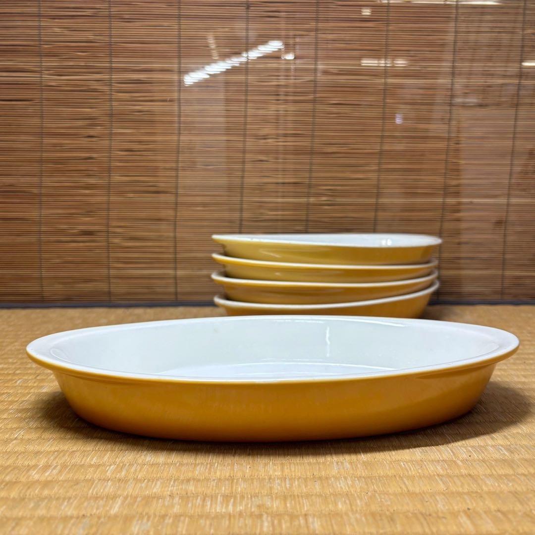 C- 1527▲シェーンバルト社　Lukullシリーズ　オーバルグラタン皿5枚