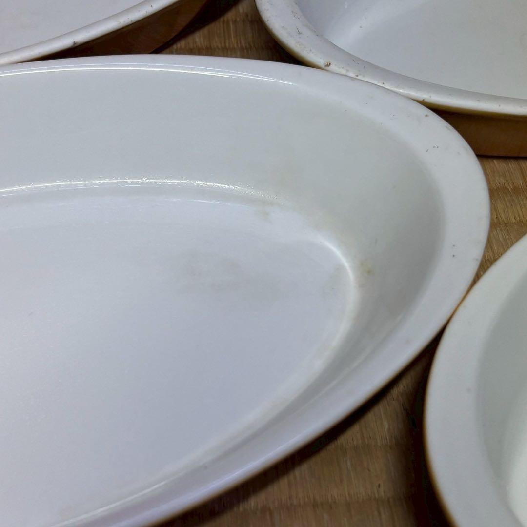 C- 1527▲シェーンバルト社　Lukullシリーズ　オーバルグラタン皿5枚