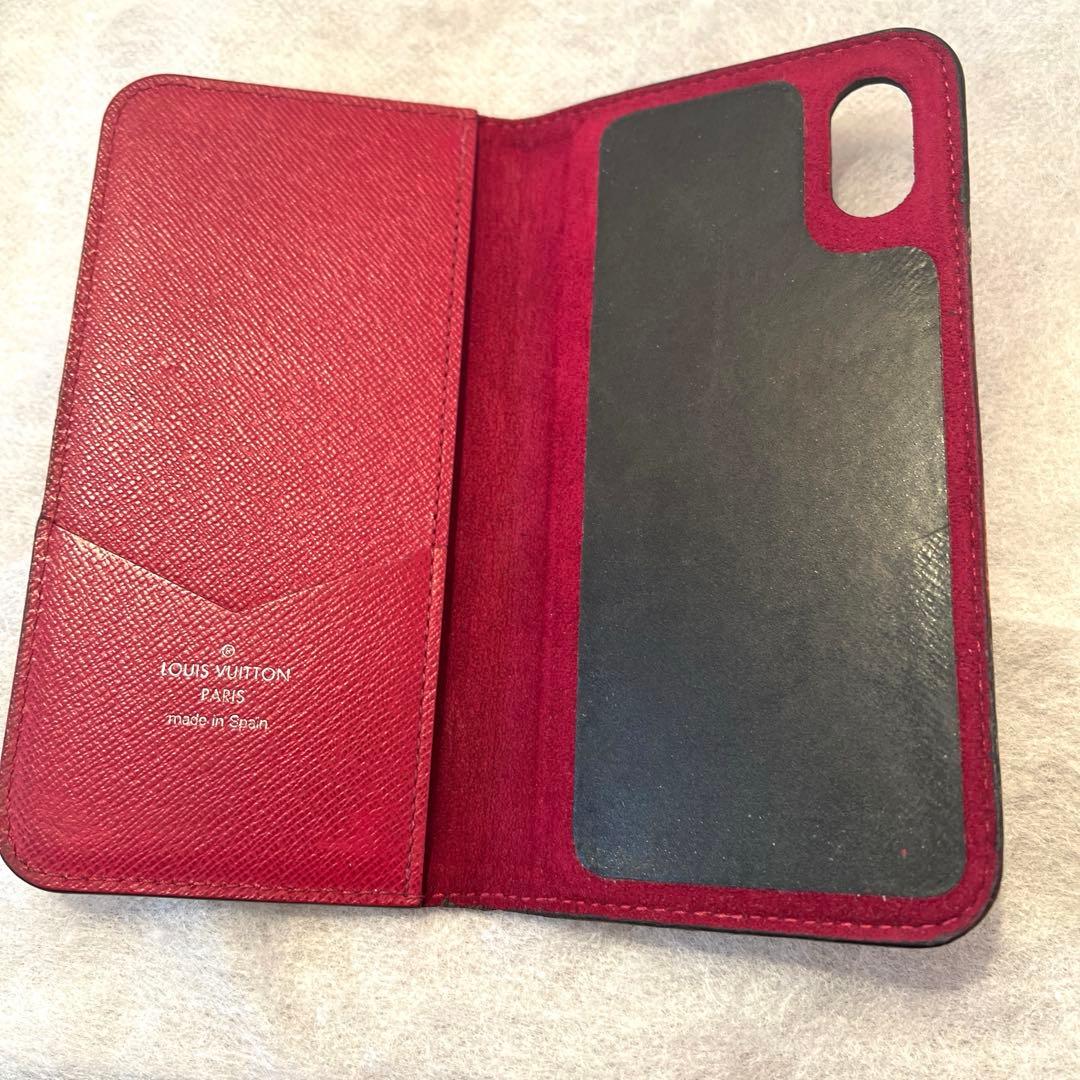 【正規品】LOUIS VUITTON 手帳型ケースiPhoneX